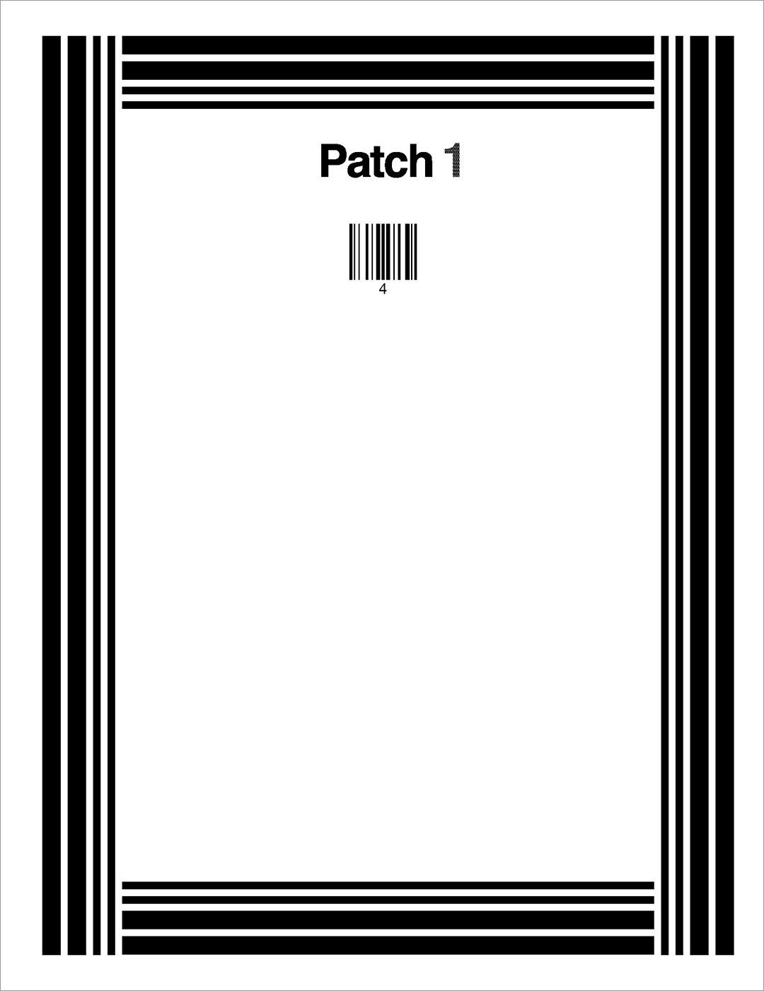 patch 1 separator