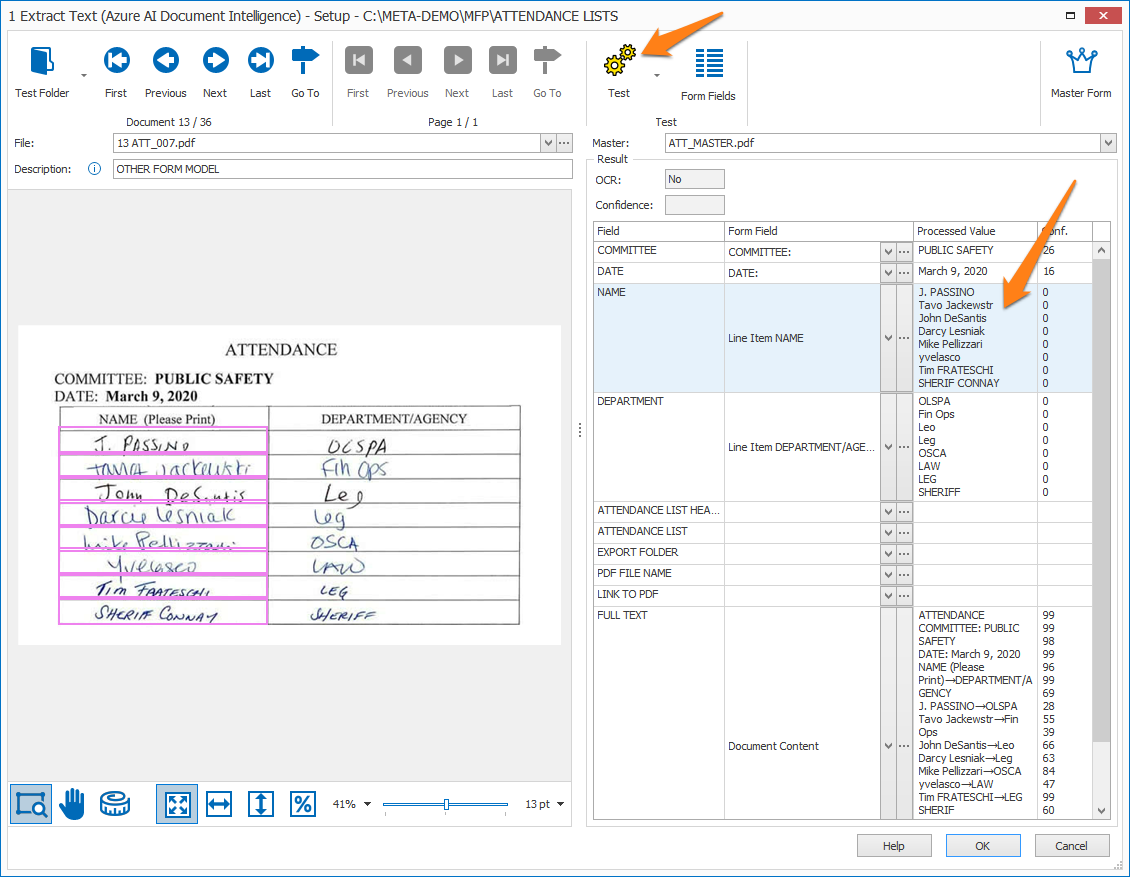 120-150_MetaServer_Extract_Text_AFR_Setup_Other Forms_Add Master Form_Test