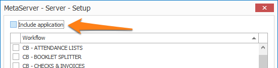 How to migrate MetaServer_Create Installer_Include application